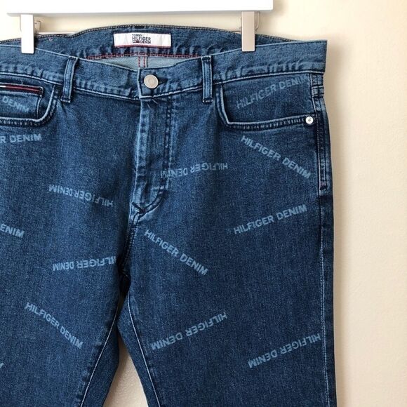 Tommy Hilfiger Men’s Blue Skinny Denim Jeans NWOT - Picture 2 of 8